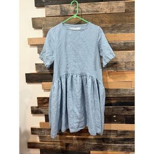 NotPerfectLinen boho lagenlook midi dress size Small / Medium